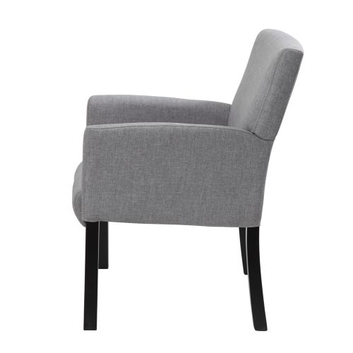 Boss Silla de invitados contemporánea, gris